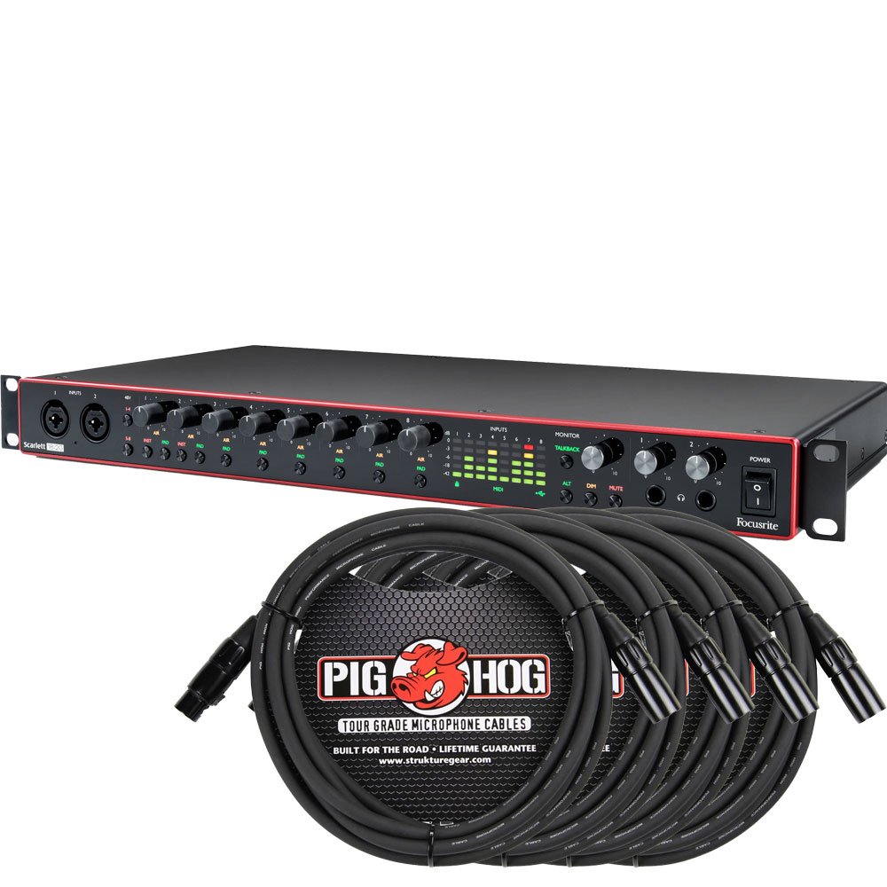 Focusrite Scarlett 18i20 18x20 USB Audio Interface 3rd Gen w/ 4x XLR