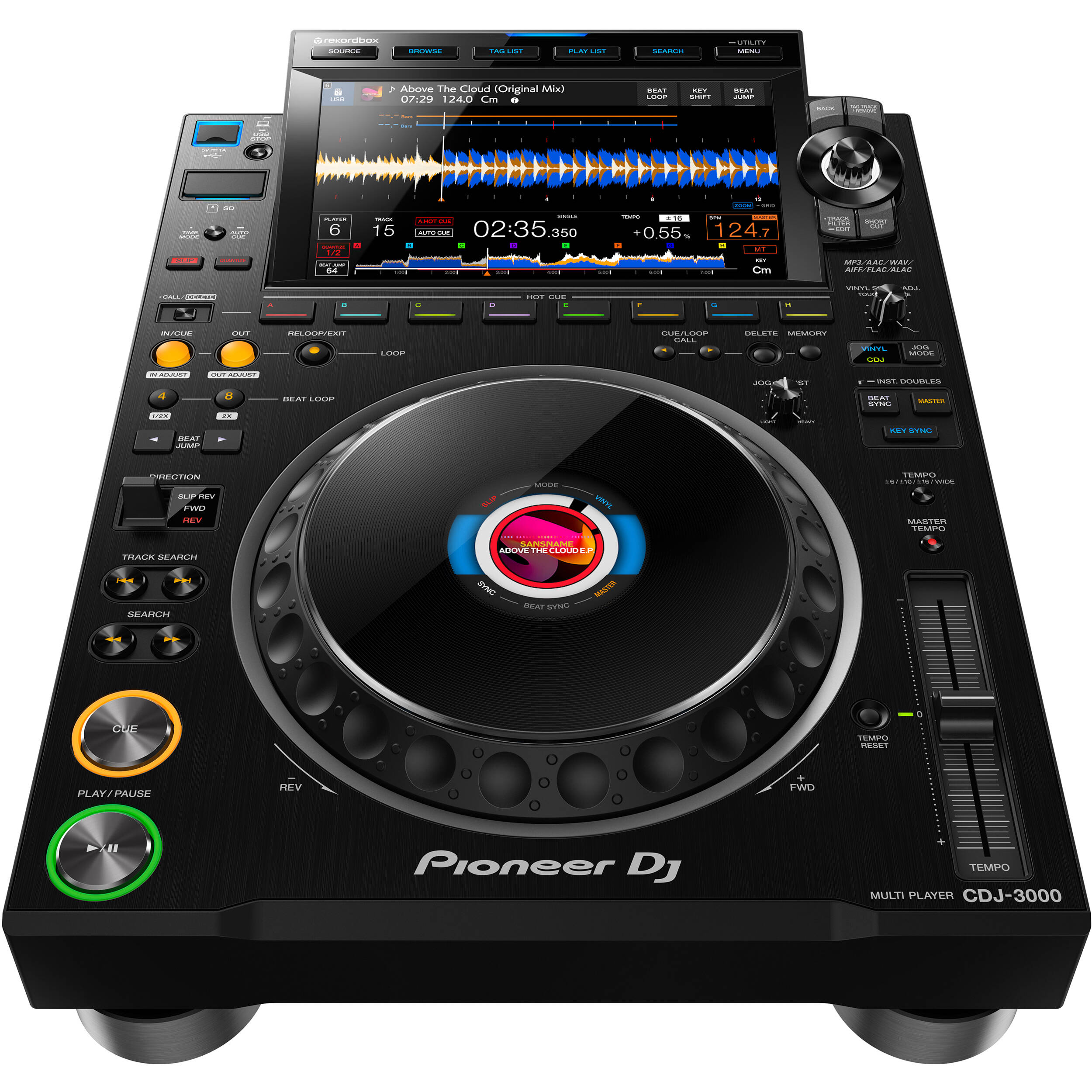 Pioneer DJ CDJ-3000 High-Resolution Pro-DJ Multiplayer (Black) | eBay