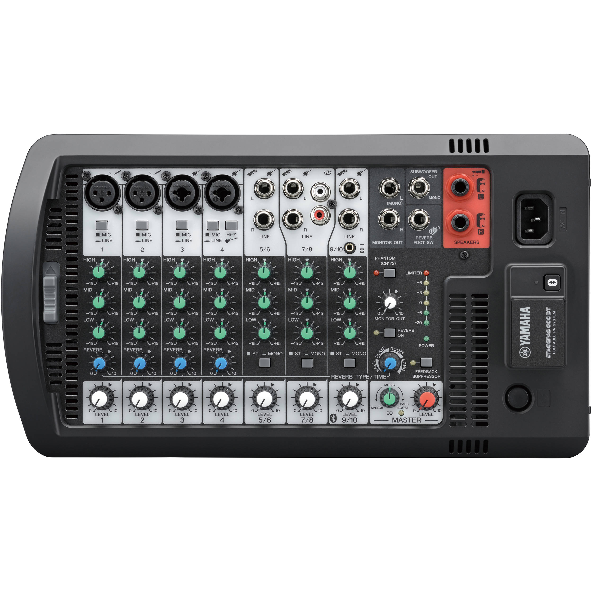 Yamaha STAGEPAS-600BT 10-input Stereo Powered Mixer