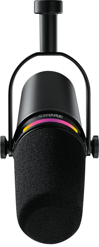 Shure MV7+ XLR/USB-C Dynamic Podcasting Microphone (Black
