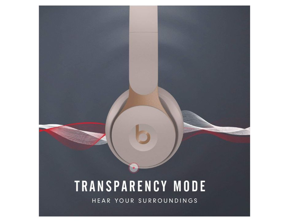 Beats Solo Pro Wireless Noise Cancelling Transparency On-Ear