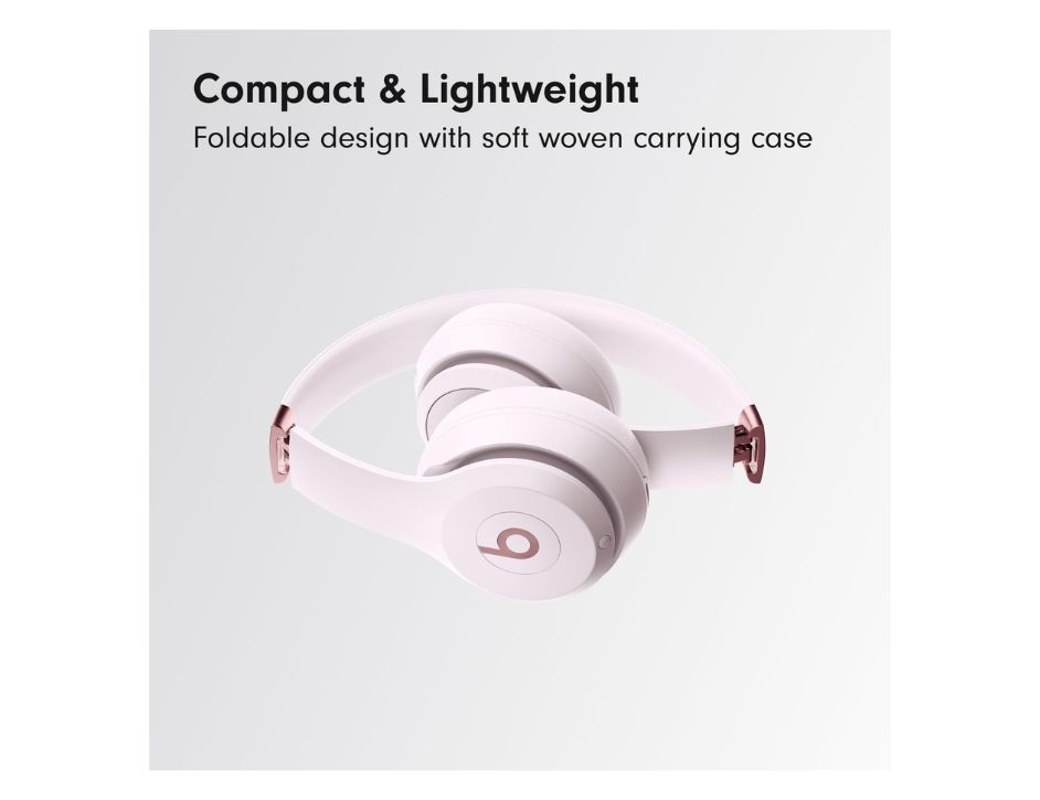 Beats Solo 4 Wireless On-Ear Headphones Cloud Pink | eBay