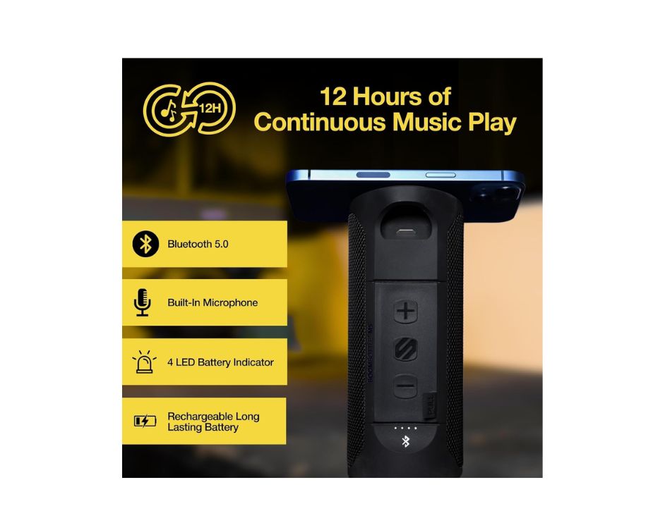 SCOSCHE Boombottle Speaker Black | eBay