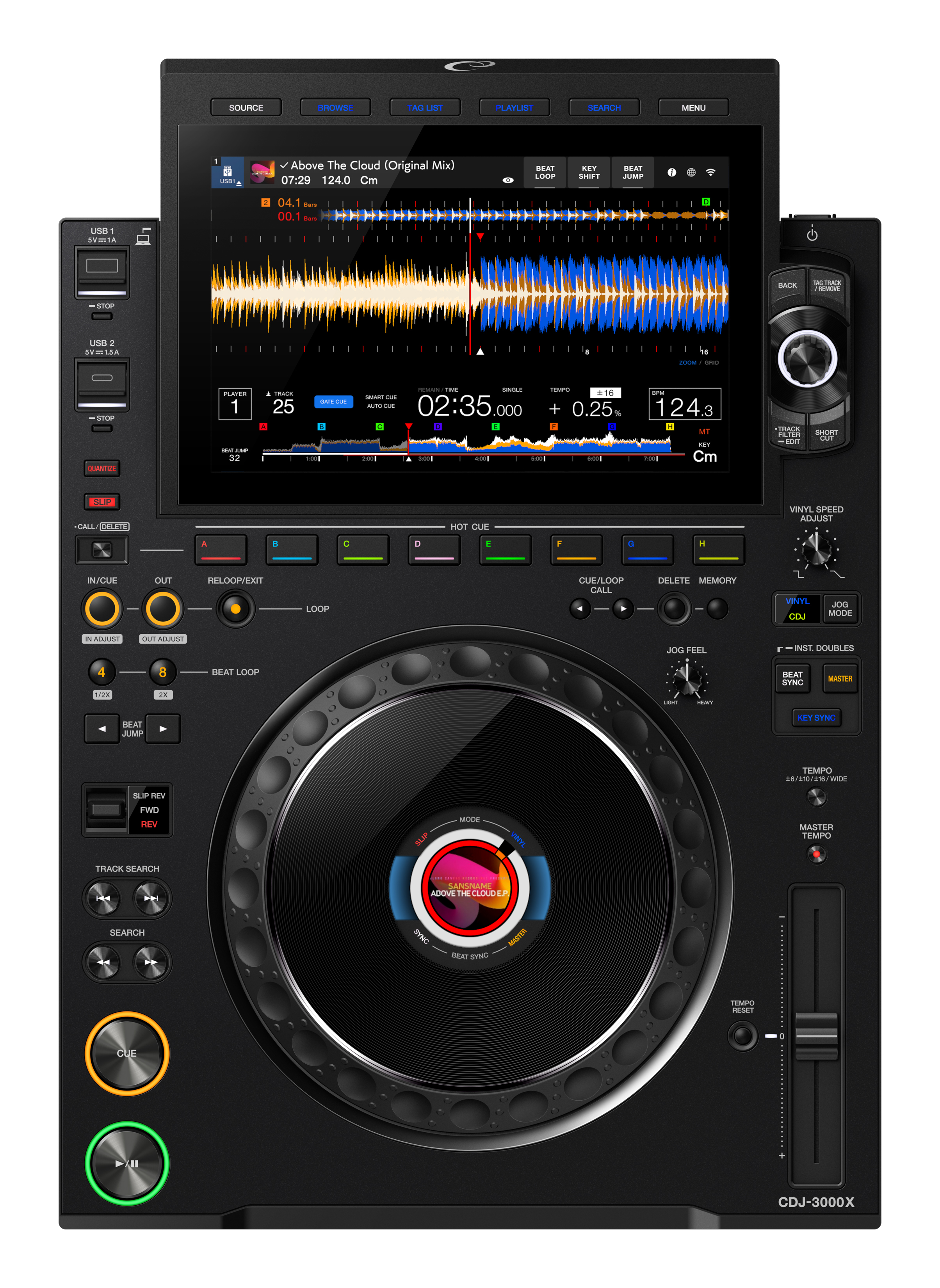 【即決可】Pioneer DJ CDJ-3000（送料込） AlphaTheta CDJ-3000X High-Resolution Professional DJ Player (Black